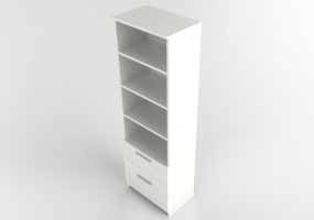 Estantes 3D - Estante de madeira envernizada - Ikea - Brimnes