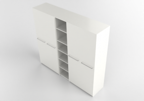 Wardrobes and Cabinets 3D - Lacquered wood cabinet - IKEA - Pax - Auli