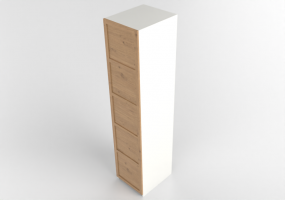 Armadi 3D - Armadio in legno laccato - Ikea - Pax - Bergsbo