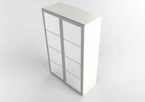 Wardrobes and Cabinets 3D - Lacquered wood cabinet - IKEA - Pax - Auli
