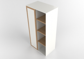 3D Schr&auml;nke und Kommoden - Schrank aus Holz, lackiert - Ikea - Sniglar