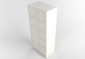 Armadi 3D - Armadio in legno laccato - Ikea - Pax - Bergsbo