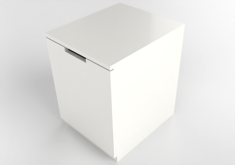 Armoires 3D - Commode en bois laqué - Ikea - Nordli - ACCA...
