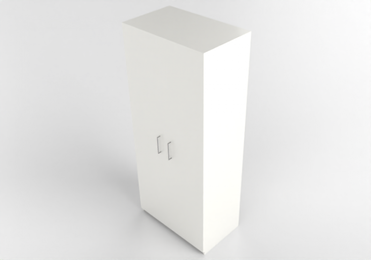 3D Schränke und Kommoden - Schrank aus Holz, lackiert -...