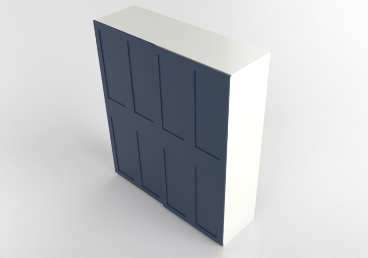 Armários 3D - Armário de madeira envernizada - Ikea - Pax -...