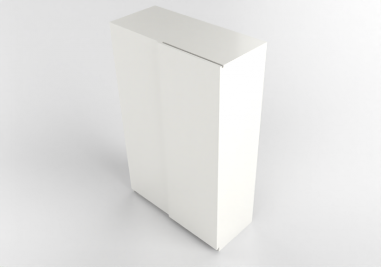 Armarios y Cómodas 3D - Armario de madera lacada - Ikea -...