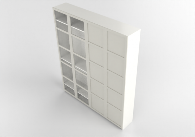 Armários 3D - Armário de madeira envernizada - Ikea - Pax -...