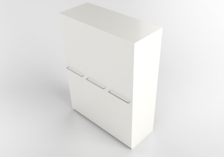 Wardrobes and Cabinets 3D - Lacquered wood cabinet - IKEA -...