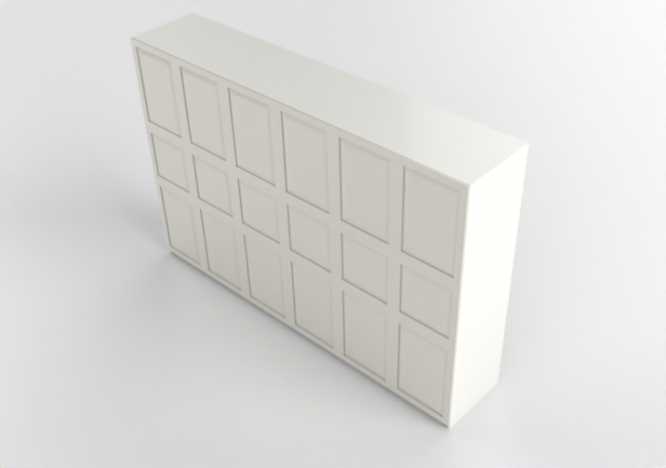 Wardrobes and Cabinets 3D - Lacquered wood cabinet - IKEA -...