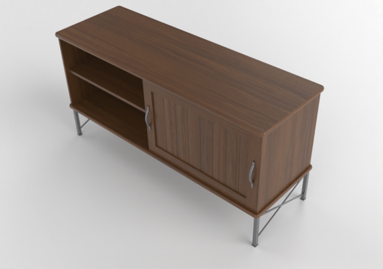 3D Furniture - Wooden TV cabinet - IKEA - Tockarp - ACCA...