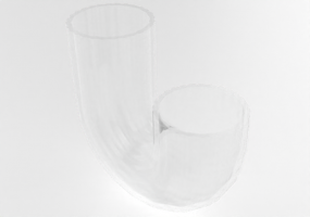 Acessórios 3D - Vaso de vidro - Ikea - Rӓffelbjӧrk