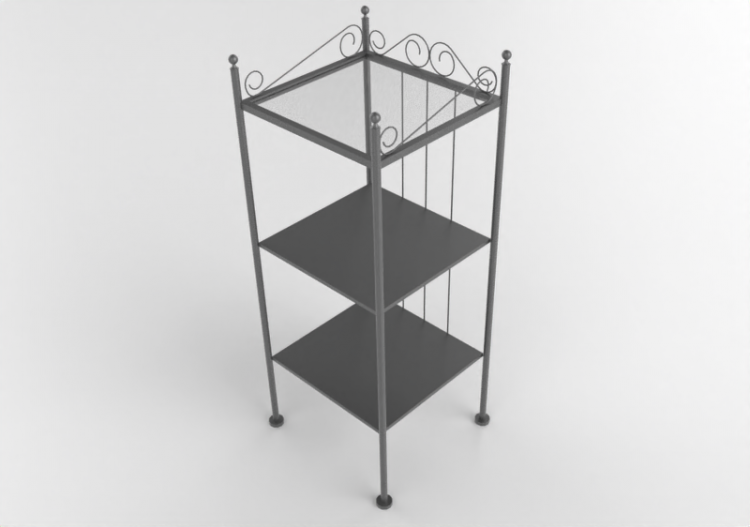 Muebles 3D - Estantería metálica - Ikea - Rӧnnskӓr - ACCA...