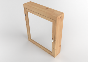 Espejos 3D - Espejo de madera - Ikea - Silverån
