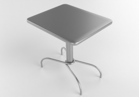 Mesas 3D - Mesa de metal - Ikea - Tunholmen