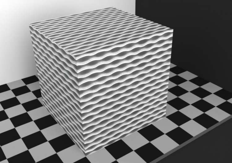 Texturen Zement - 69 Béton forme vague - ACCA software