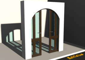 Carpinterías 3D - Clásica P[AR] 2HCR[4V]