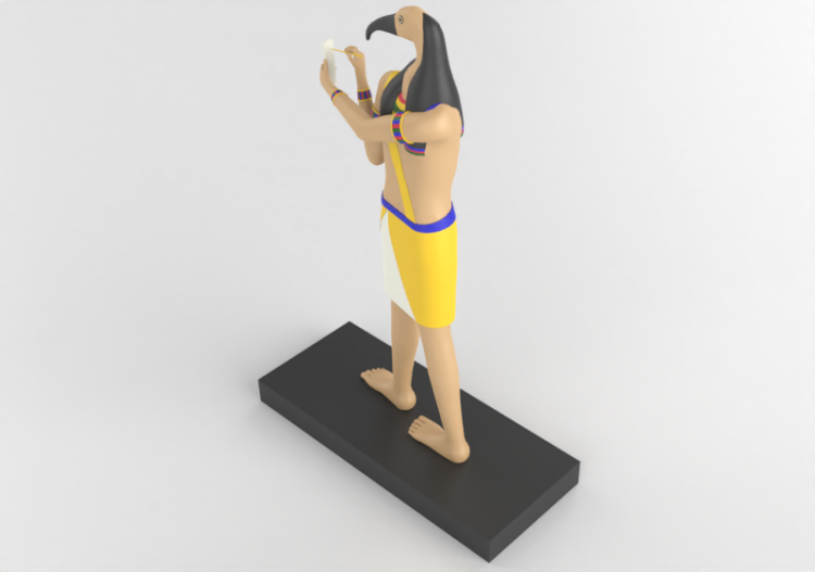 3D Sculptures - Thot_sf2 - ACCA software