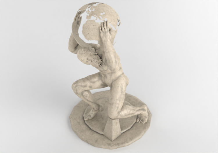 3D Sculptures - Atlas+sculpture - ACCA software