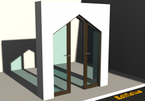 3D Tür/Fenster - Klassisch T[DT] 2VST[1G]