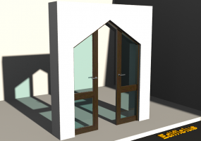Carpinterías 3D - Clásica P[DT] 2HCR[2VH]