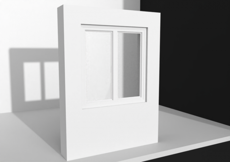 3D Tür/Fenster - FN[R] 2AB[1V] MM PVC - ACCA software