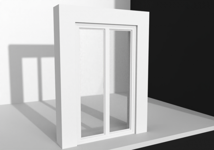 3D Tür/Fenster - FN[R] 2AB[1V] MM PVC - ACCA software