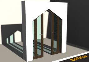 Carpinterías 3D - Clásica P[DT] 2HCR[2VV]