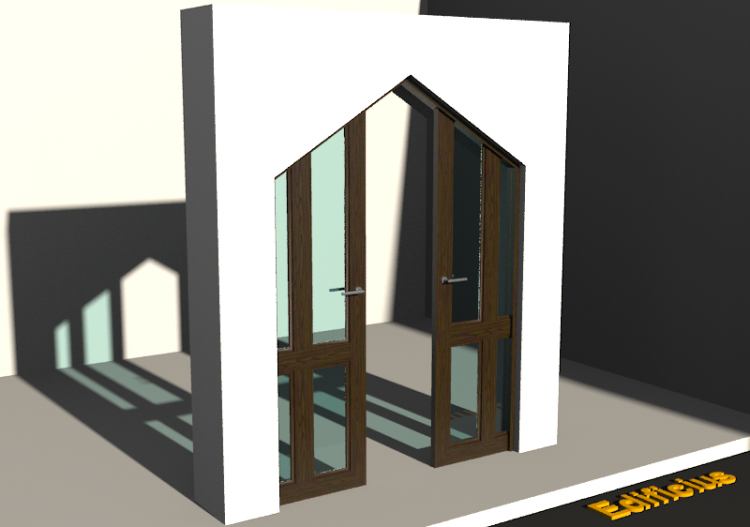 Carpinterías 3D - Clásica P[DT] 2HCR[4V] - ACCA software