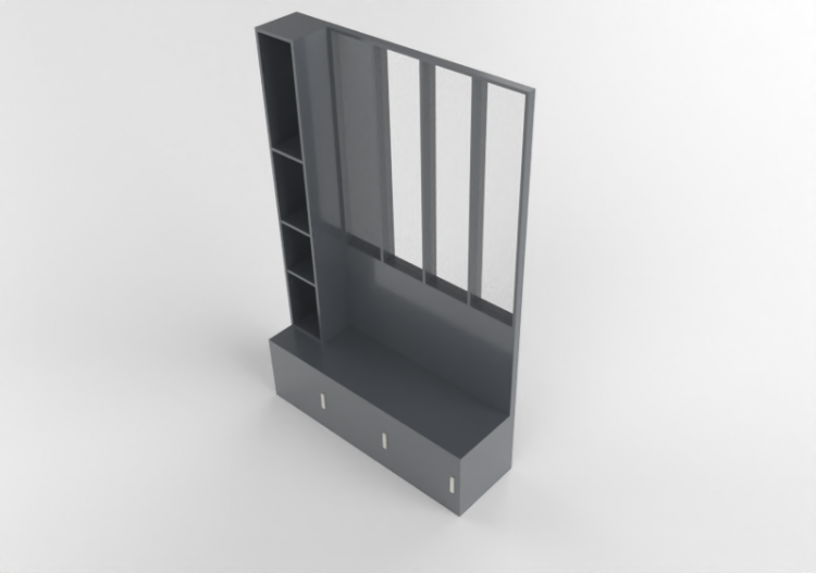 Armoires 3D - Meuble d'entrée - ACCA software