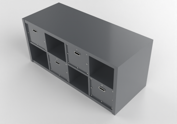 Armoires 3D - Meuble d'entrée 2 - ACCA software