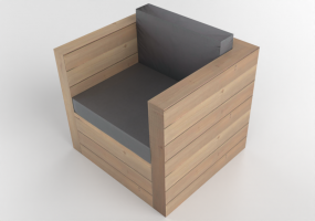 3D Living Rooms - Fauteuil Brehat