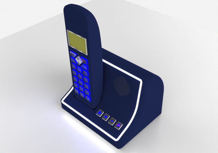 Computers and Mobile phones 3D - TELEPHONE+FIXE-0 - ACCA...