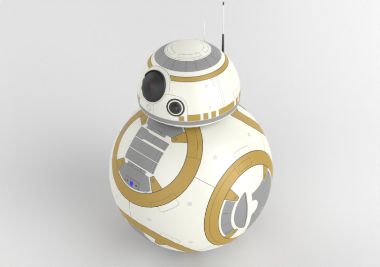 3D Sculptures - R2D2 - ACCA software