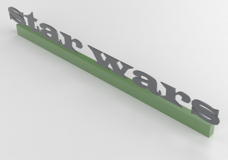 3D Sculptures - Star Wars 2 - ACCA software