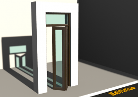 3D Tür/Fenster - Klassisch T[R] 1BT[2G]+1OBL