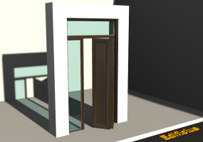 3D Tür/Fenster - Klassisch T[R] 1BT[2P]+1OBL+1SL
