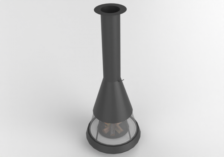 Chimneys and chimney pots 3D - Cheminée+Mallorca - ACCA...