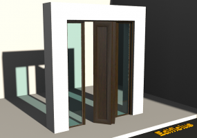 3D Tür/Fenster - Klassisch T[R] 1BT[2P]+2SL