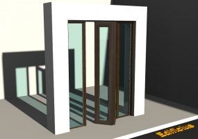 3D Tür/Fenster - Klassisch T[R] 1BT[2G]+2SL