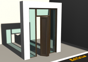 3D Tür/Fenster - Klassisch T[R] 1BT[2P]+2SL+1OBL