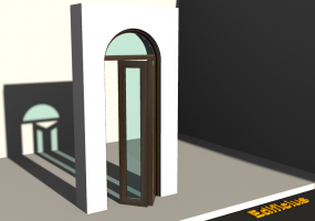 3D Tür/Fenster - Klassisch T[RB] 1BT[2G]+1OBL