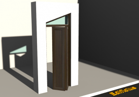 3D Tür/Fenster - Klassisch T[T] 1BT[2P]+1OBL