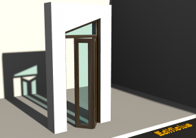 3D Tür/Fenster - Klassisch T[T] 1BT[2G]+1OBL