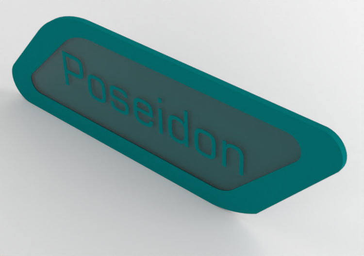 Esculturas 3D - Enseigne POSEIDON - ACCA software