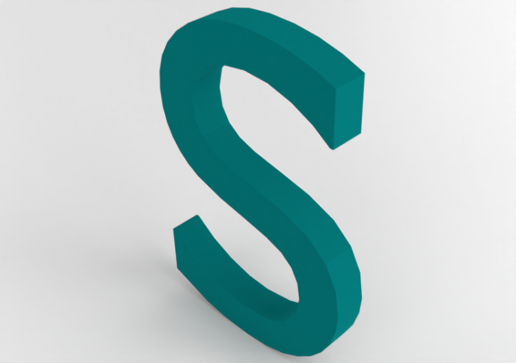Esculturas 3D - Lettre S - ACCA software