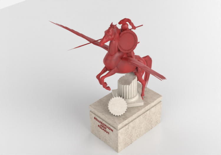 3D Sculptures - Bellerophon+&+Pegasus+LSS (1) - ACCA...