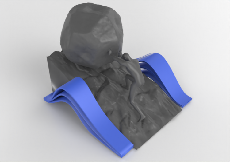 3D Sculptures - Sisyphus - ACCA software