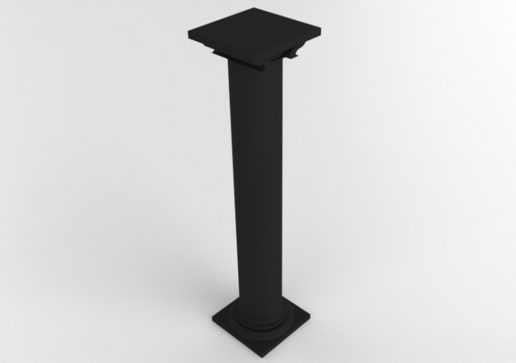 Esculturas 3D - Colonne Grecque - ACCA software
