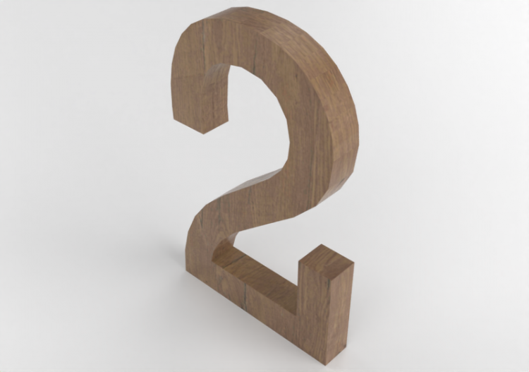 3D Prints - DUE Verticale Rockwell - Numeri 3D - - ACCA...