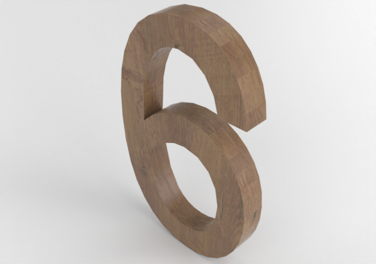 3D Prints - SEI Verticale Rockwell - Numeri 3D - - ACCA...